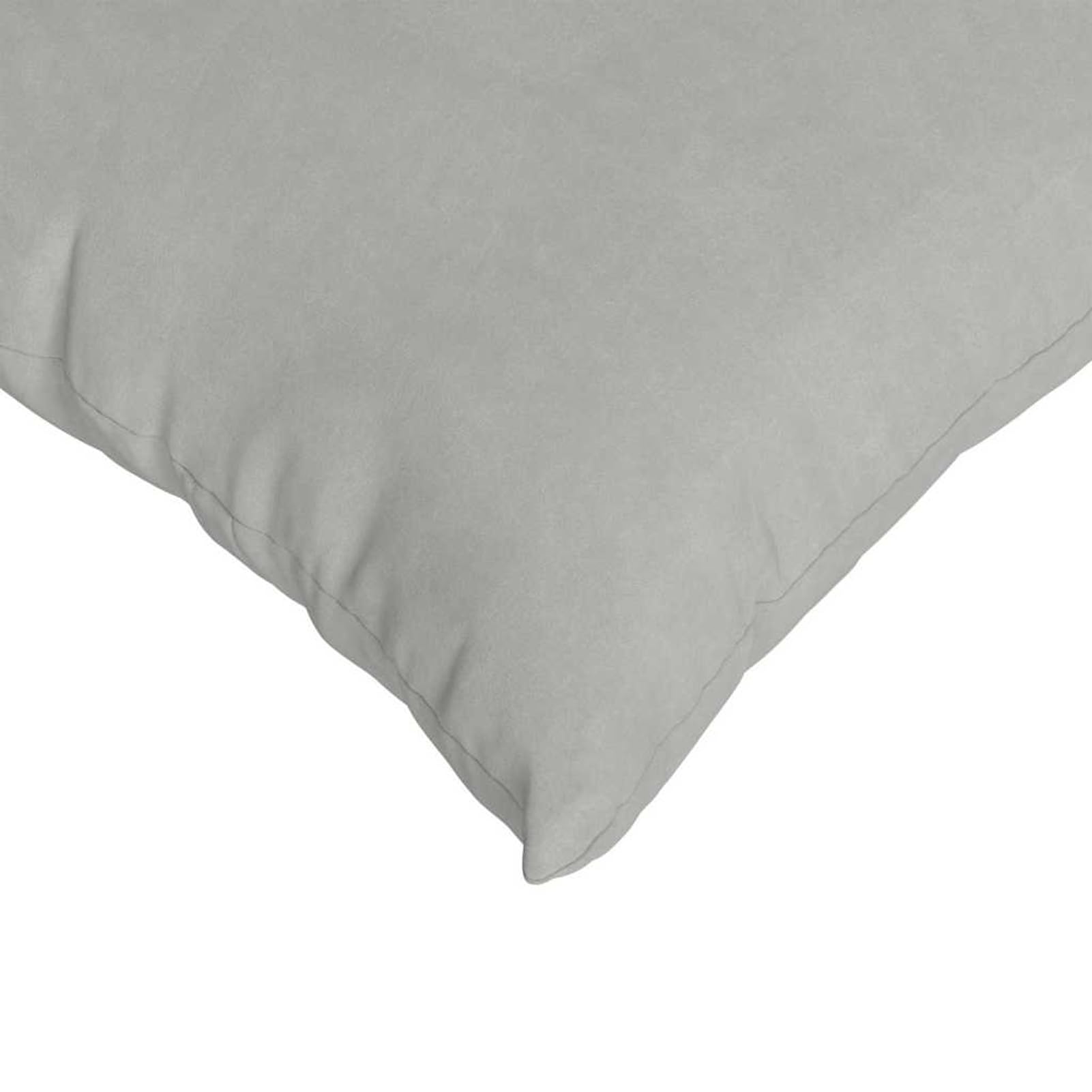 2 cuscini da divano, grigio chiaro, 80 x 80 cm, tessuto sfoderabile, con imbottitura in poliestere, per soggiorno, camera da letto e ufficio in casa