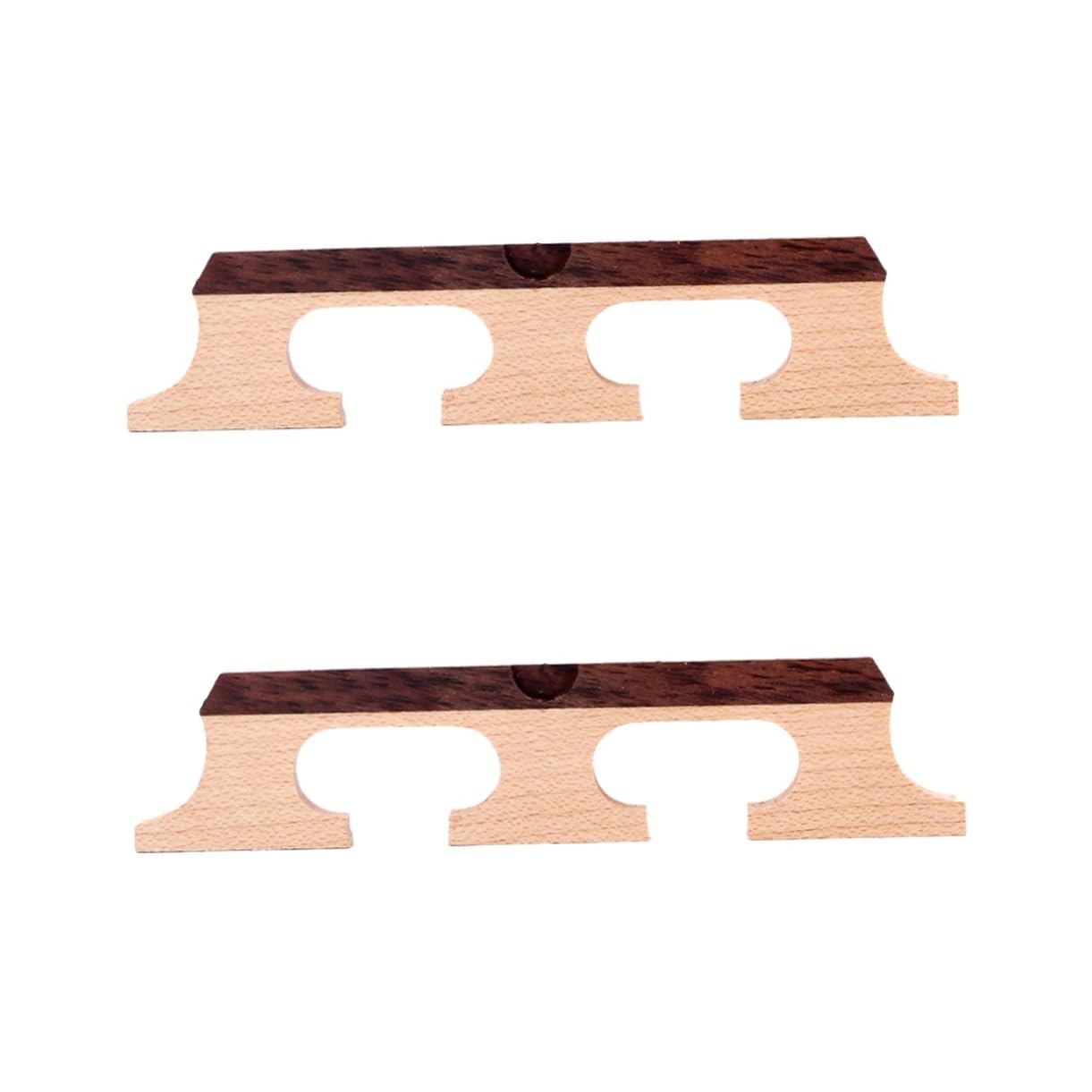 2stücke Saiten-banjo-brücke Aus Rosenholz Robuste Langlebige Musikinstrument-zubehörteile Mit Holzunterlage Für Klaren Und Stabilität Für Vintage-restaurierungen Oder Neue
