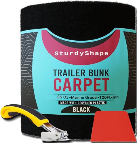 SturdyShape Boat Trailer Bunk Carpet 9in x 100ft