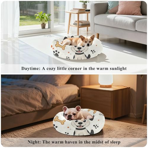 Lit chaud pour chien de taille moyenne : panier confortable taille S isolant