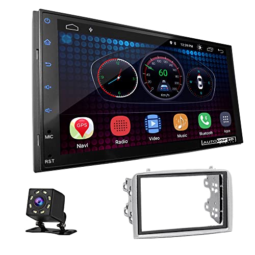 UGAR Compatible para Alfa Romeo 147 (937) 2000-2010; GT (937) 2004-2010 Autoradio con Pantalla Táctil de 7 Pulgadas, Android 10 DSP 1+16GB Navegación, Incluye Kit de Montaje y Cables Cover