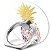 Phone Ring Stand Holder Grip Mounts,Universal 360 Rotation Smartphone Finger Ring Grip Stand with for iPhone Galaxy LG MOTO Case-Pineapple Flower Color Pattern