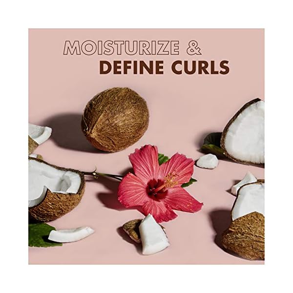 SheaMoisture Fair Trade Sulfate Free Coconut Hibiscus Curl & Style Milk with Silk Protein & Neem Oil For Thick, Defined, Curly Hair 8 oz