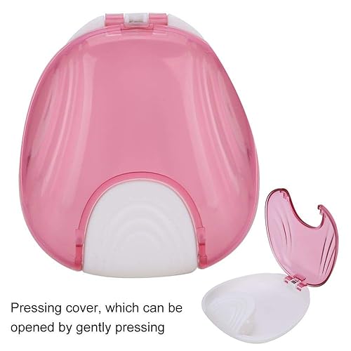 Miniatura 3 de Estuche de retenedor, Estuches de retención grandes portátiles para retención y almacenamiento de dentaduras postizas apretadas ligeras y fáciles ()