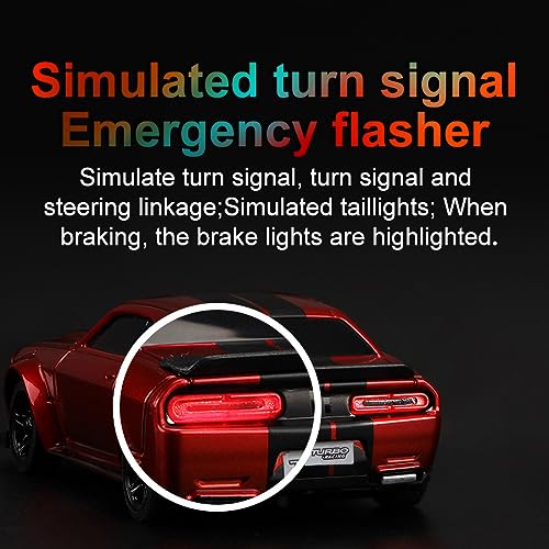 Image of TurboRC 1:76 Mini Sports Car 4CH 2.4GHZ Remote Control Full Proportional RTR Kit with 2 Replaceable Body Shell(C75-Red)