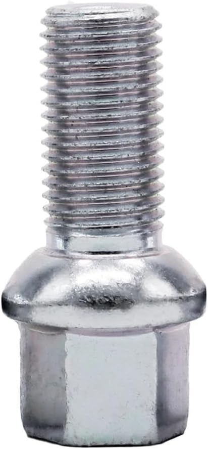 Wheel Studs Compatible with VW for Eos 2006-2010 Car Wheel Bolts Silver Steel Wheel Accessories Parts WHT002437