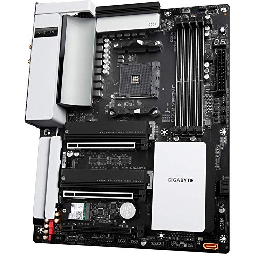 Image of GIGABYTE B550 Vision D with Enhanced Power Design, Dual USB Type-C with Titan Ridge, Intel Wi-Fi 6 802.11ax and Dual Intel LAN with cFosSpeed, Triple PCIe 4.0 /3.0 x16 Slots.