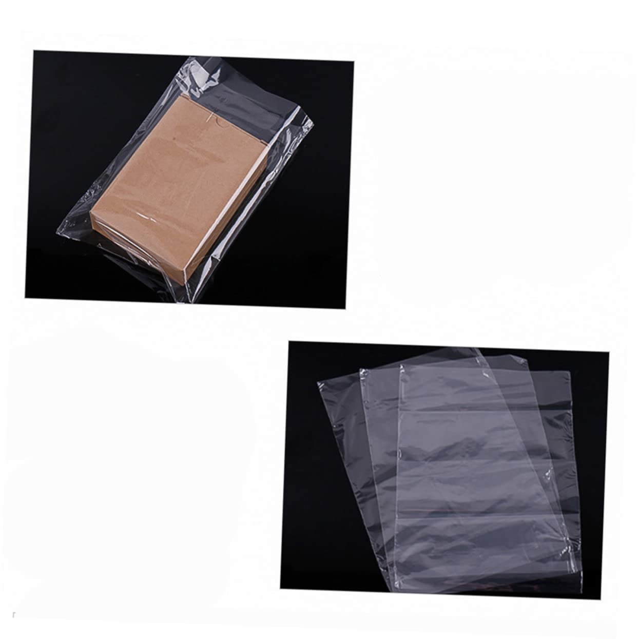 100pcs Heat Shrink Wrap Bags 10x16cm POF Shrink Film for Packing Heat Seal Bags for Soap Candles and DIY Projects