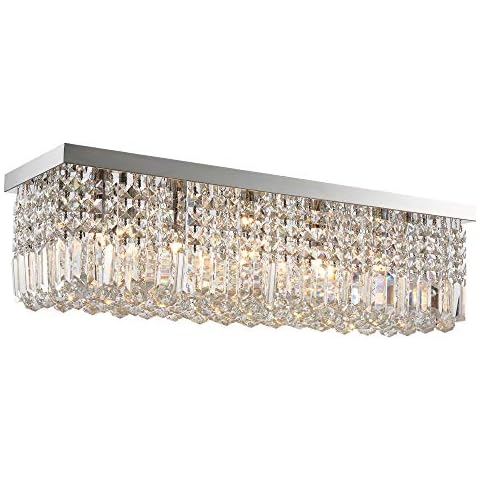 HOMCOM Modern Crystal Ceiling Light Chandelier Cover