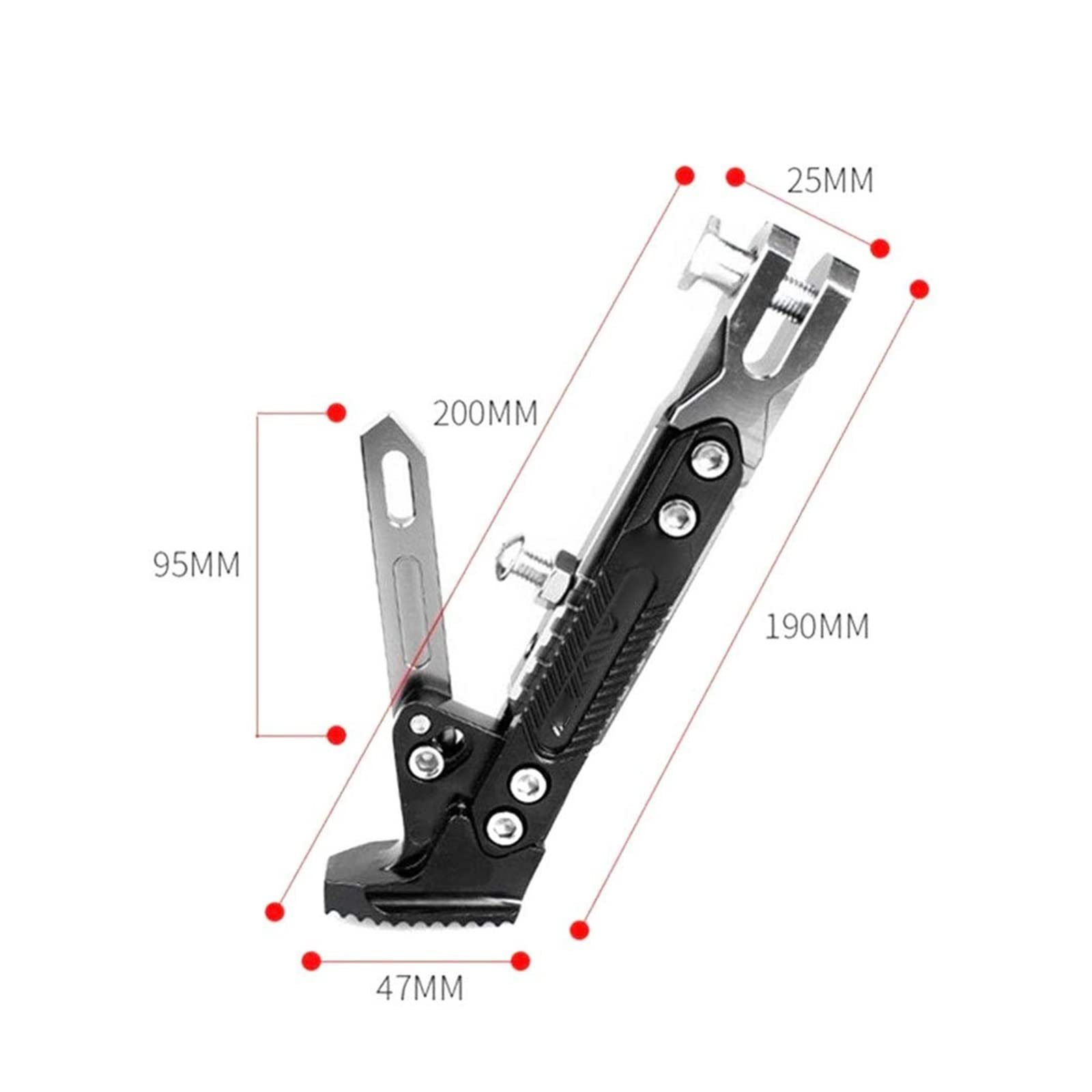 Supporto for piedi aggiornato compatibile con il cavalletto for skateboard elettrico Thunder Scooter Dualtron3