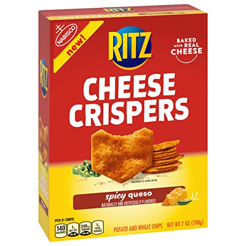 Ritz Cheese Crispers Spicy Queso Baked Chips, 7 Oz #TOP7