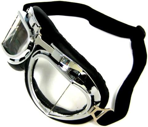 Motorcycle Scooter Mopeds Racing Goggles, Foldable & Clear Lens