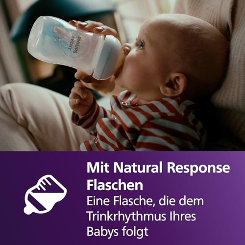 Philips AVENT Elektrische Natural Motion Milchpumpe - Set zum Abpumpen, Aufbewahren und Füttern inkl. Flaschen… – Ansicht 6