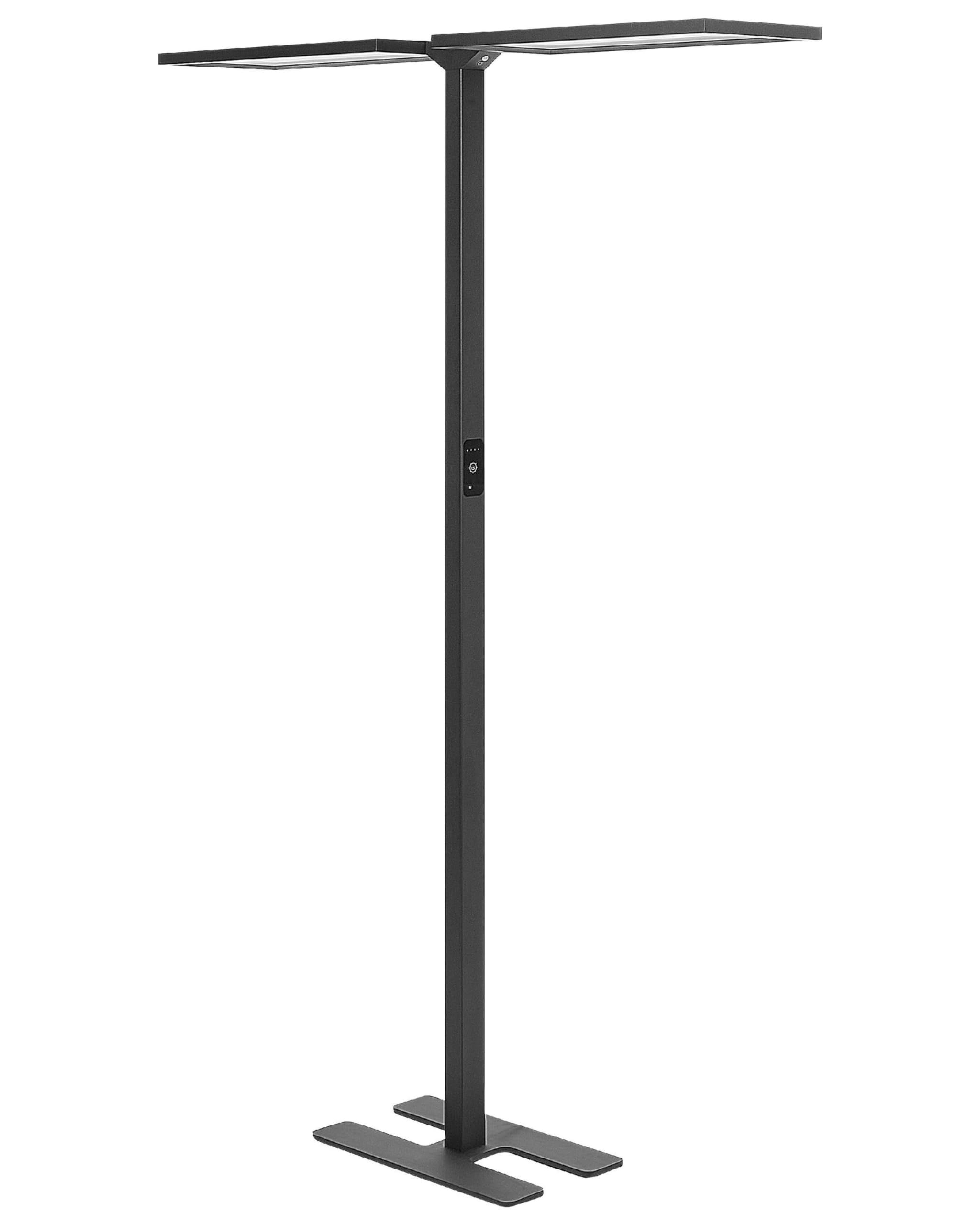 Beliani LED-Stehlampe Metall schwarz mit Bewegungsmelder Touch-Funktion dimmbar Sculptor