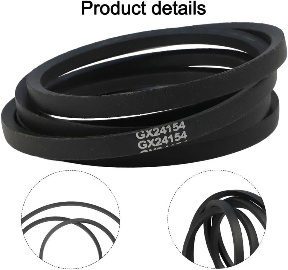 Replacement Drive Belt Fit for Lawn Mowers for GX24154 M118760 M41668 for Models 120 140 300 Tool