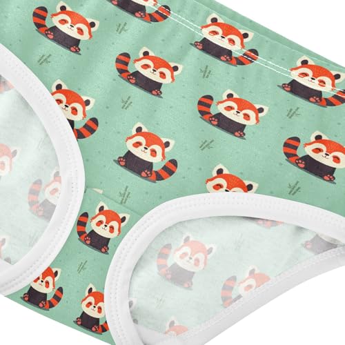 Girls' Underwear Red Panda Cotton Stretch Comfort Toddler Panties4