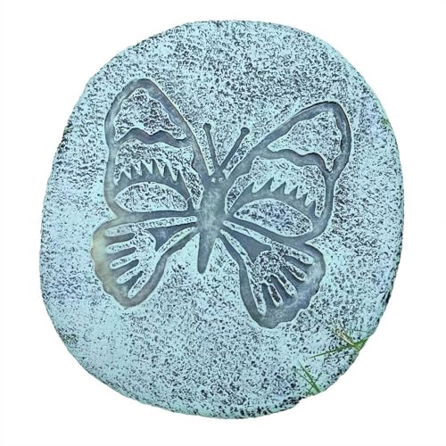 BOWTONG Pietre di calpestio del giardino, Pietra del giardino del sole, Pietra del giardino fosforescente, Pietra da pavimentazione del prato del giardino all'aperto, Ornamenti della decorazione del