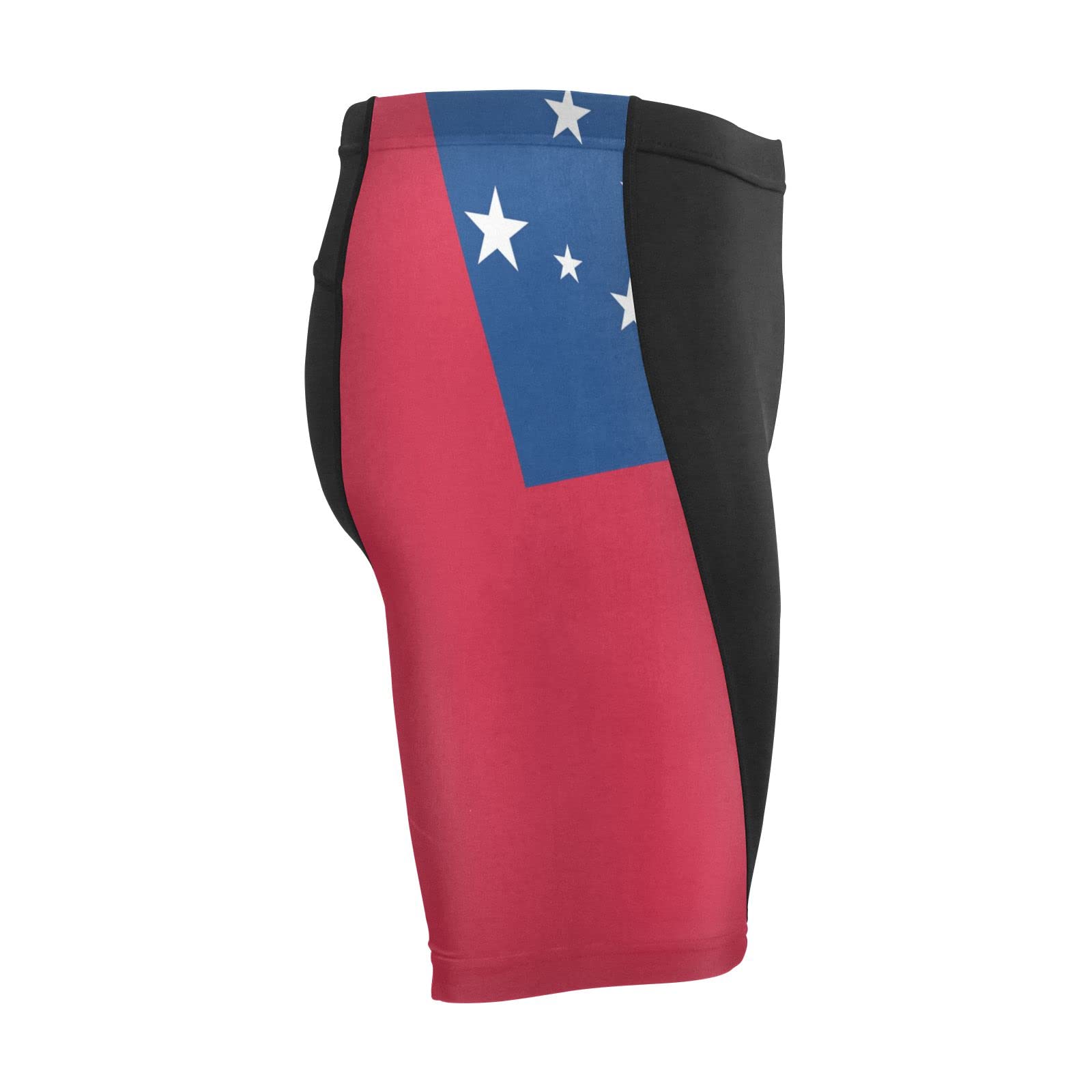 Samoa Flag Men's Bike Shorts Padded Cycling Bicycle Biking Shorts Tight Multicolor