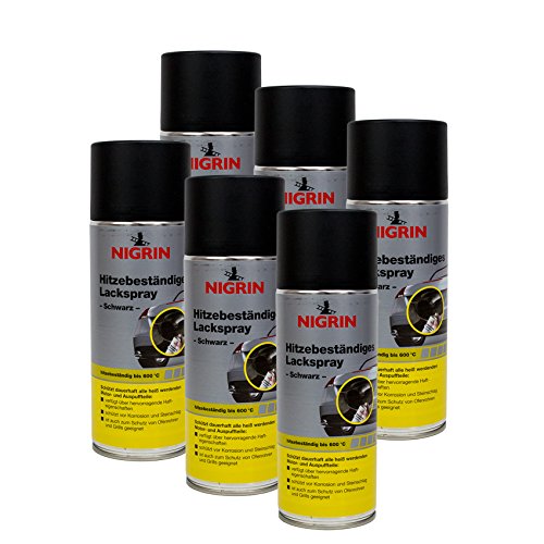 Preisvergleich Produktbild NIGRIN 6X 74117 Hitzebeständiges Lackspray 400 ml