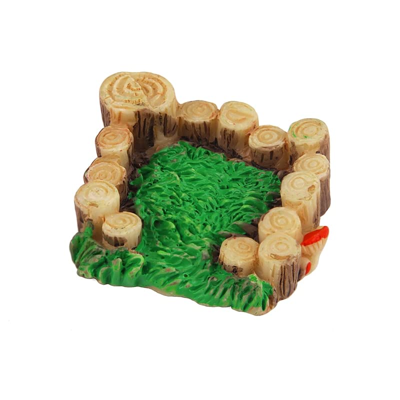 Kit 4 Pièces Décoration Miniature Jardin/étang | Figurines En Résine (lotus, Etc.) | Environ 6 Cm | Pour Terrarium, Décoration Intérieure, DIY