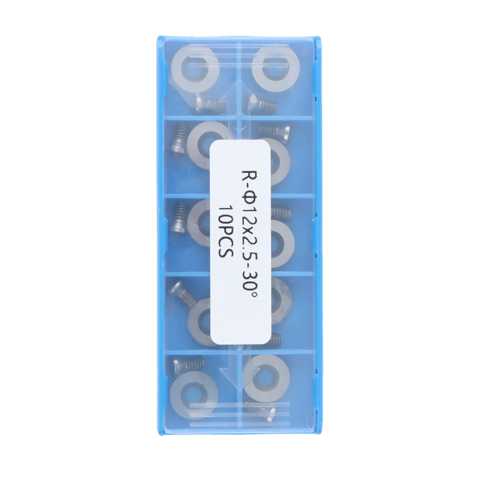 Ci3 Rotondo 12 X 2,5 Mm Carburo Inserti Coltelli di Ricambio Fit per Fai Da Te Girare il Legno Finisher Strumento 10 Pezzi SeRies