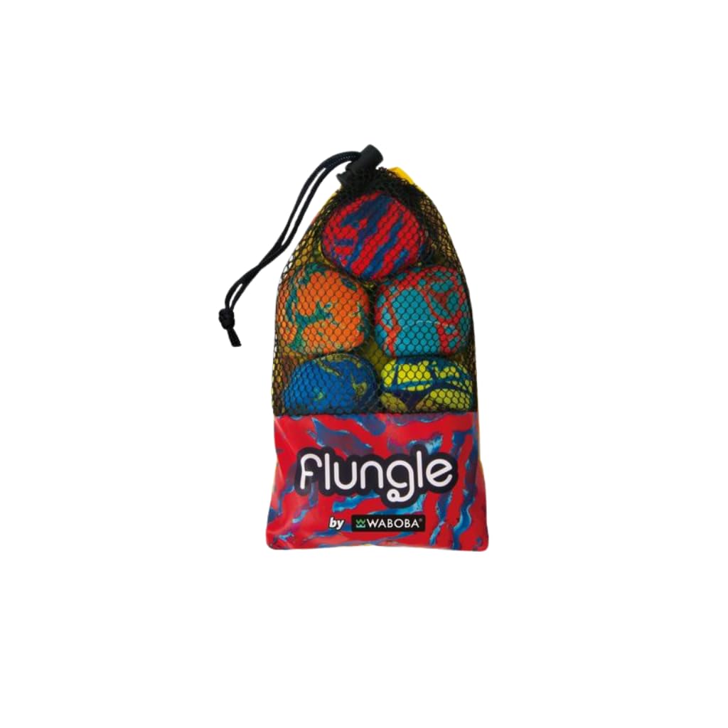 Waboba FLUNGLE Ball Toss Game Bocce with a Tail — 2-6 Player Game — Fun Yard Game and Beach Game for Family and Friends