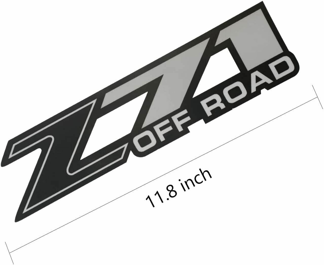BEMTE Z71 Off-Road Decal Set For 2001-2006 Chevy Silverado - 2 Pack, 12.1 Inch Long Each - View #6