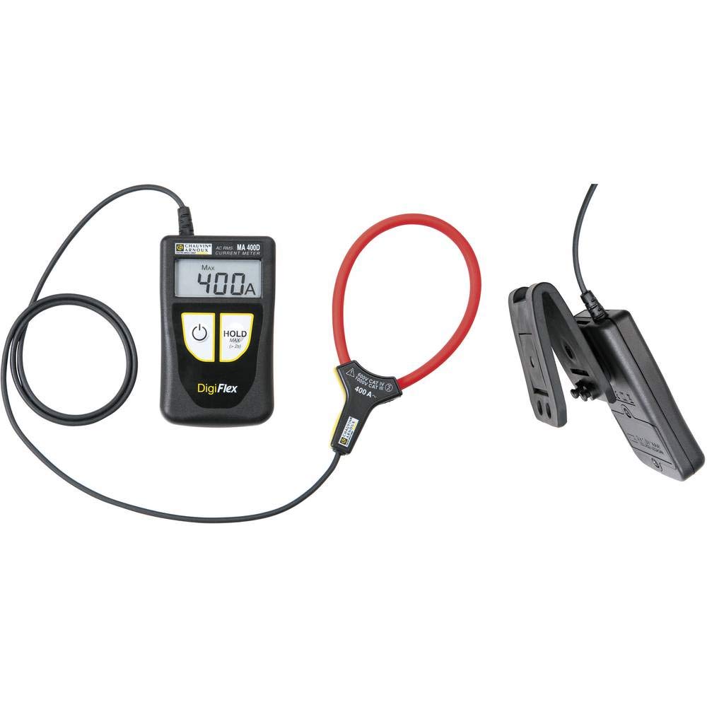 Chauvin Arnoux MA400D-250 - Pinza di alimentazione, multimetro manuale digitale CAT IV 600 V, display (conte): 4000