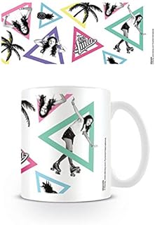 SOY LUNA Trójkąty kubek ceramiczny, wielokolorowy, 7,9 x 11 x 9,3 cm