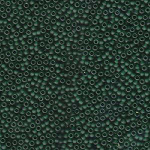 Emerald Matte Miyuki 11/0 rocailles Glass Seed Beads 24 Grams