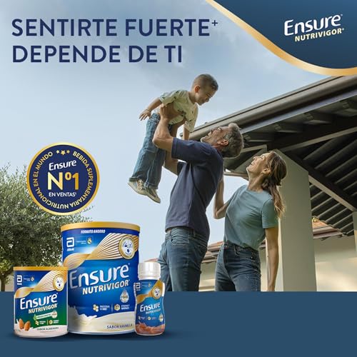 Ensure Nutrivigor - Complemento Alimenticio para Adultos, con HMB, Proteínas, Vitaminas y Minerales, como el Calcio- Sabor Vainilla- 850 g