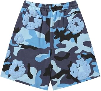 Y2K Summer Mens Camouflage Sweatpants Womens Foam Sweatpants Hip Hop Pants