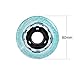 JCCHT 8-Pack 82A Inline Skate Wheels 80mm 76mm 72mm Outdoor Indoor Roller Hockey Blades Replacement Wheels for Roller Skate or Luggage Repair,Blue,80mm