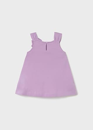 Mayoral Dress with Graphic for Baby-Girls Lilac