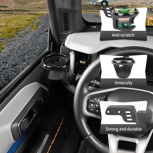 Portavasos para Ford Bronco 2021-2026 lado conductor miniatura 6
