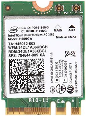 Meind for Wireless-AC 3160NGW Dual Band 2.4/5.8Ghz Bluetooth 4.0 NGFF WiFi Card