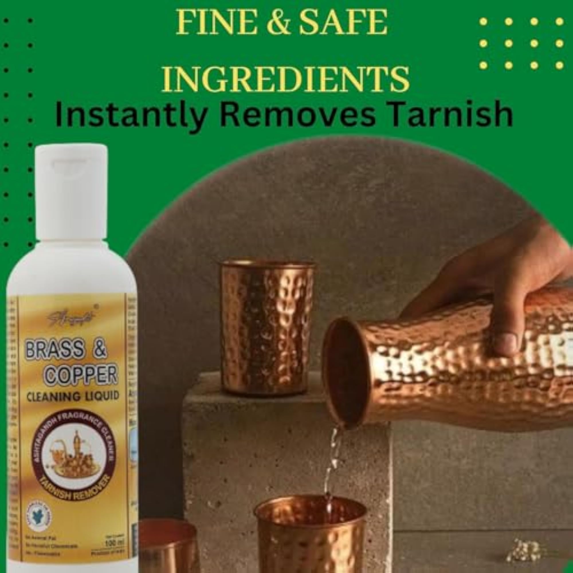 Aromatic Brass & Copper Tarnish Remover Cleaning Liquid