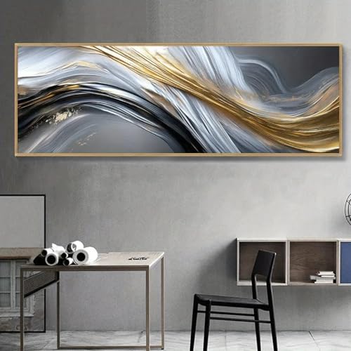 Toile murale graphismes épurés zen pour bureau - 3