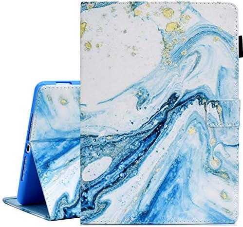 Ausmix for iPad 10.2 Inch Case 2021 2020 2019 (9th /8th /7th Generation), iPad Air 3 Case, PU Leather Protective Case Smart Cover with Auto Wake/Sleep for iPad 9 / iPad 8 / iPad 7,Purple Butterfly
