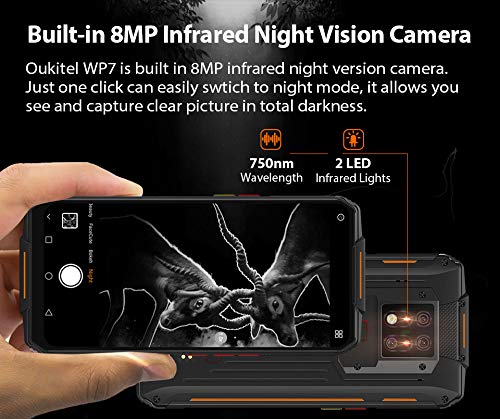 Amazon | OUKITEL WP7フラッグシップの頑丈な携帯電話、48MPトリプル