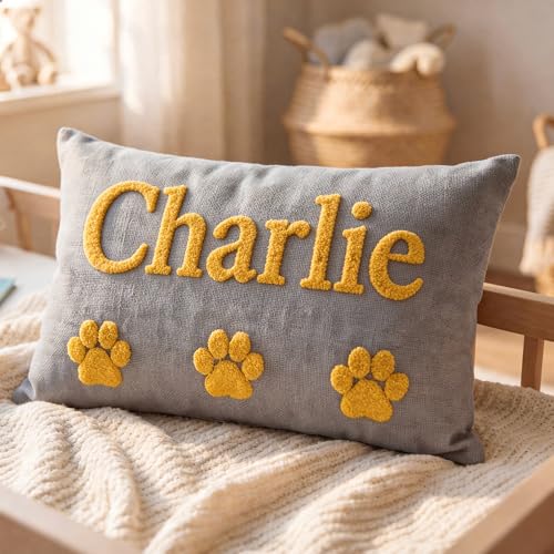 Easycosy Embroidered Name Pillow