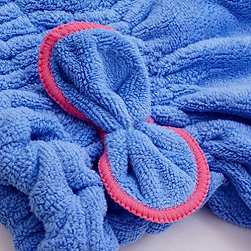 Lurrose Cabelo Toalha De Microfibra Envoltório de Cabelo Toalha de Secagem Rápida Toalha Cabelo Seco