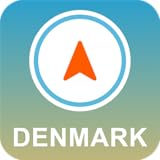 Präzise Navigation offline. Dänemark Offline-GPS