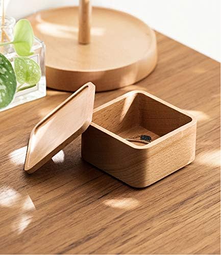 Verve Jelly Small Jewellery Box Organiser,Wooden Jewelry Trinket Box Keepsake Storage Organizer - Image 3
