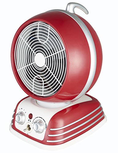 Optimus H-1418 Retro Design Oscillating Fan Heater #TOP21