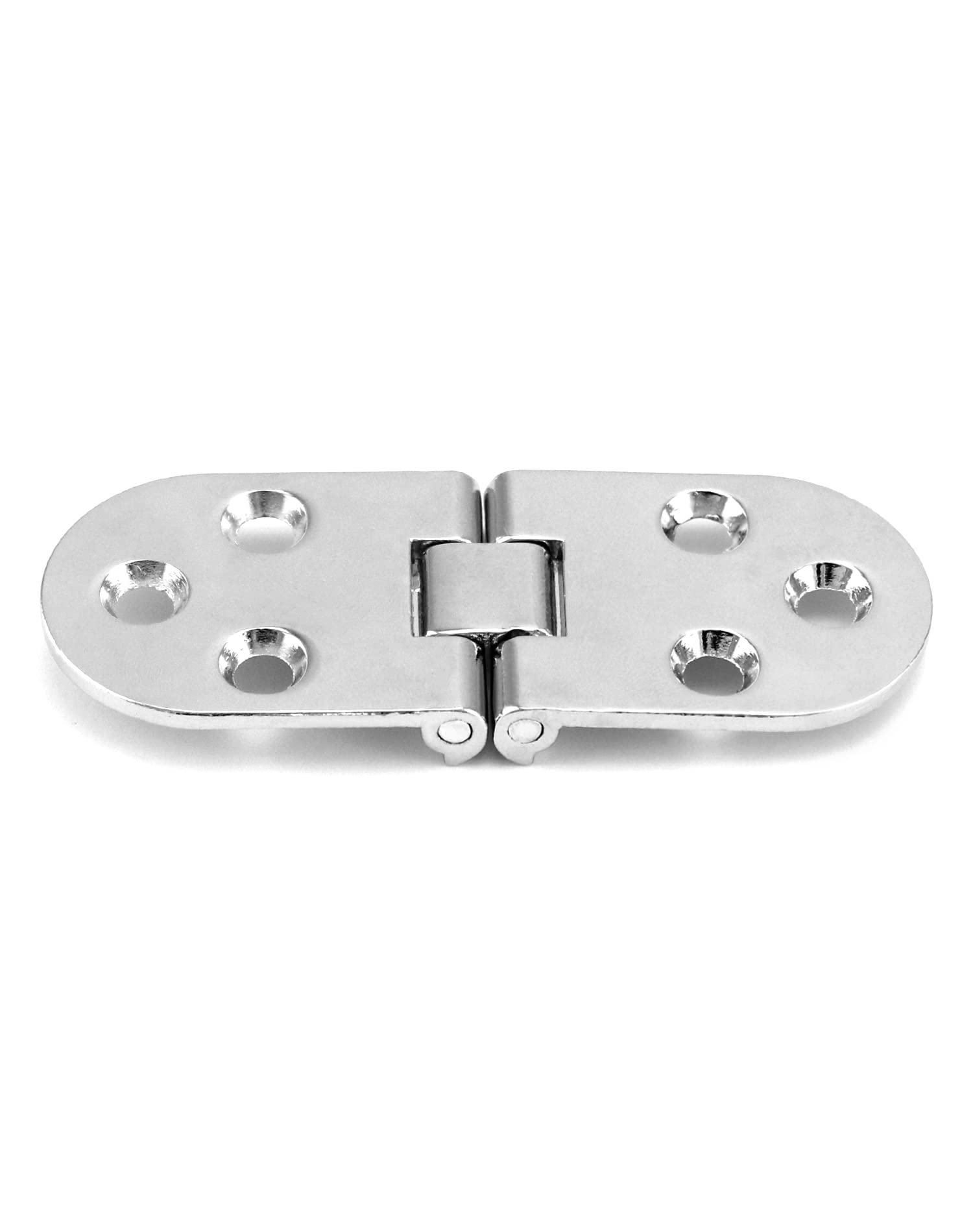 QWORK® 4 Pezzi Pieghevole Flip Top Cerniera, Lega di Zinco, Cerniere della Porta e Viti, cerniere a ribalta Per Tavolo Pieghevole, Armadio
