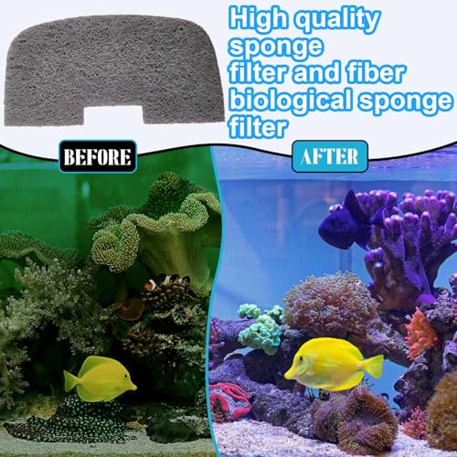 Image of Threlaco 10 Pack Compatible with Fluval 106 /206 /107 /207 Nitrite Remover Pads, Aquarium Canister Filter Media Replacement Pads for Fish Tank