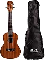 Ukulele Malibu Acústico Concert 23S Natural Com Capa