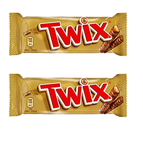 Image of Twix Chocolate Bar, 2 X 50 Gram