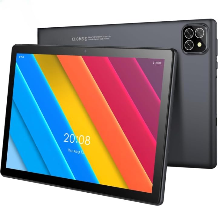 TAB 10 Pro Plus/Single SIM 5G Network/8GB RAM + 512GBG ROM/5G Wifi/8000 mAh/8MP Front + 13MP Rear Camera/Quad Core 2.0GHz Processor/Android 13/Includes Keyboard,Mouse,Touch Pen,OTG,Flip Cover (Gray)